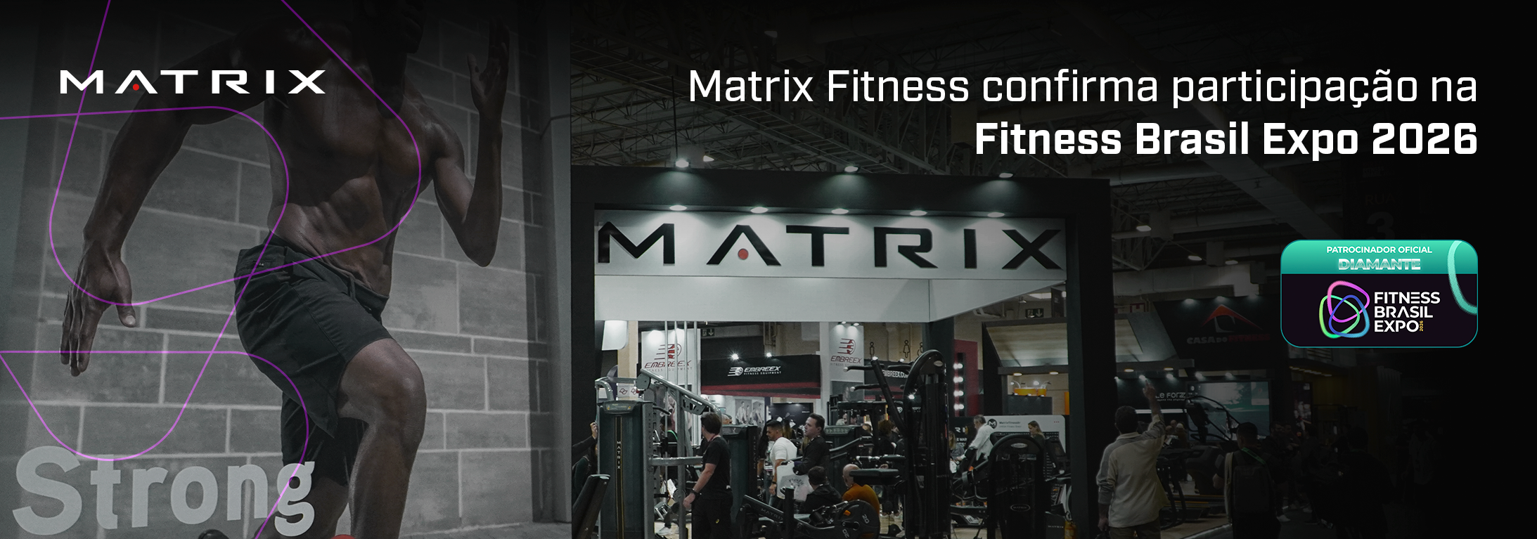 Matrix Fitness confirma participação na Fitness Brasil Expo 2026